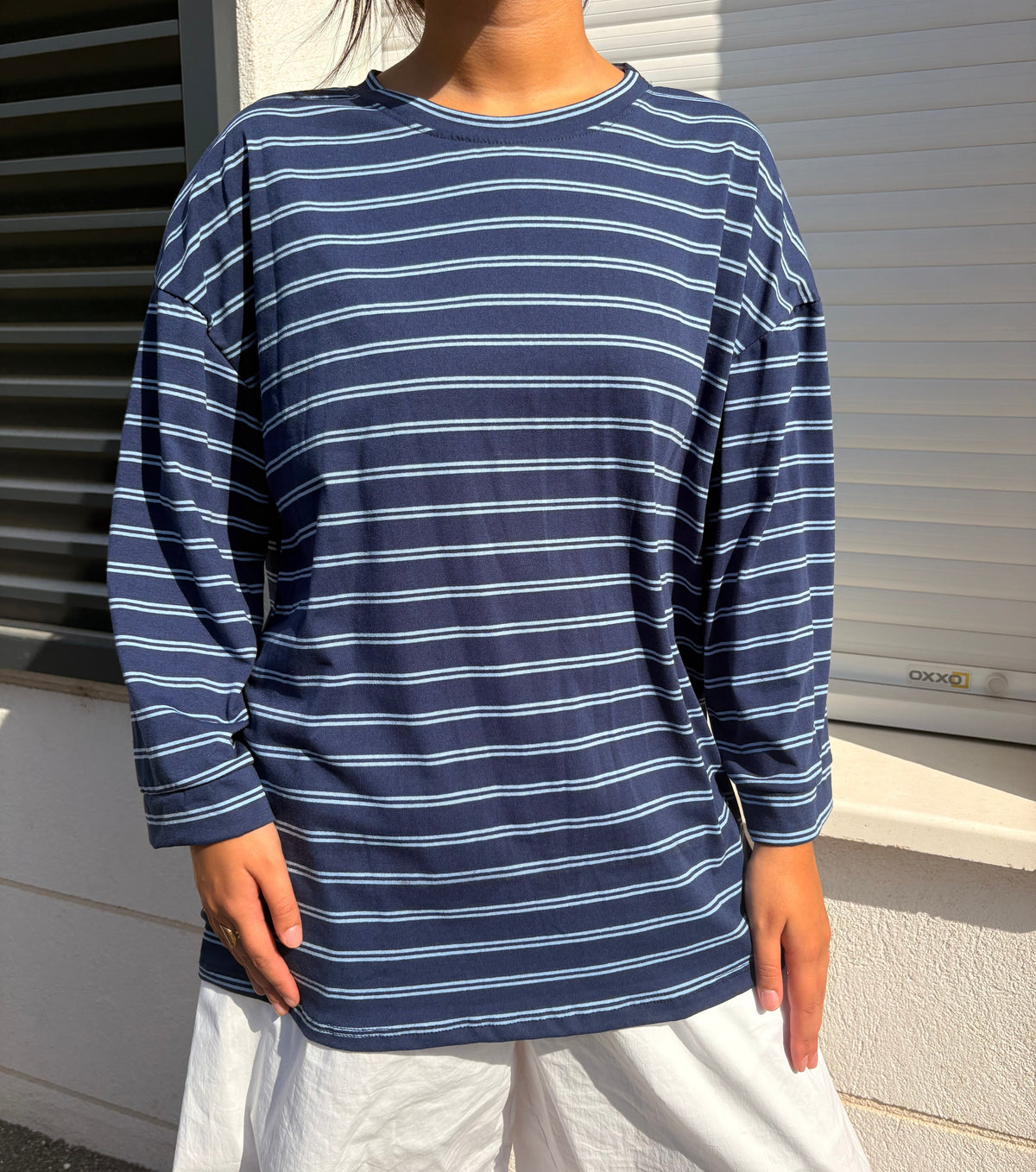 Marinière coton Maya bleu