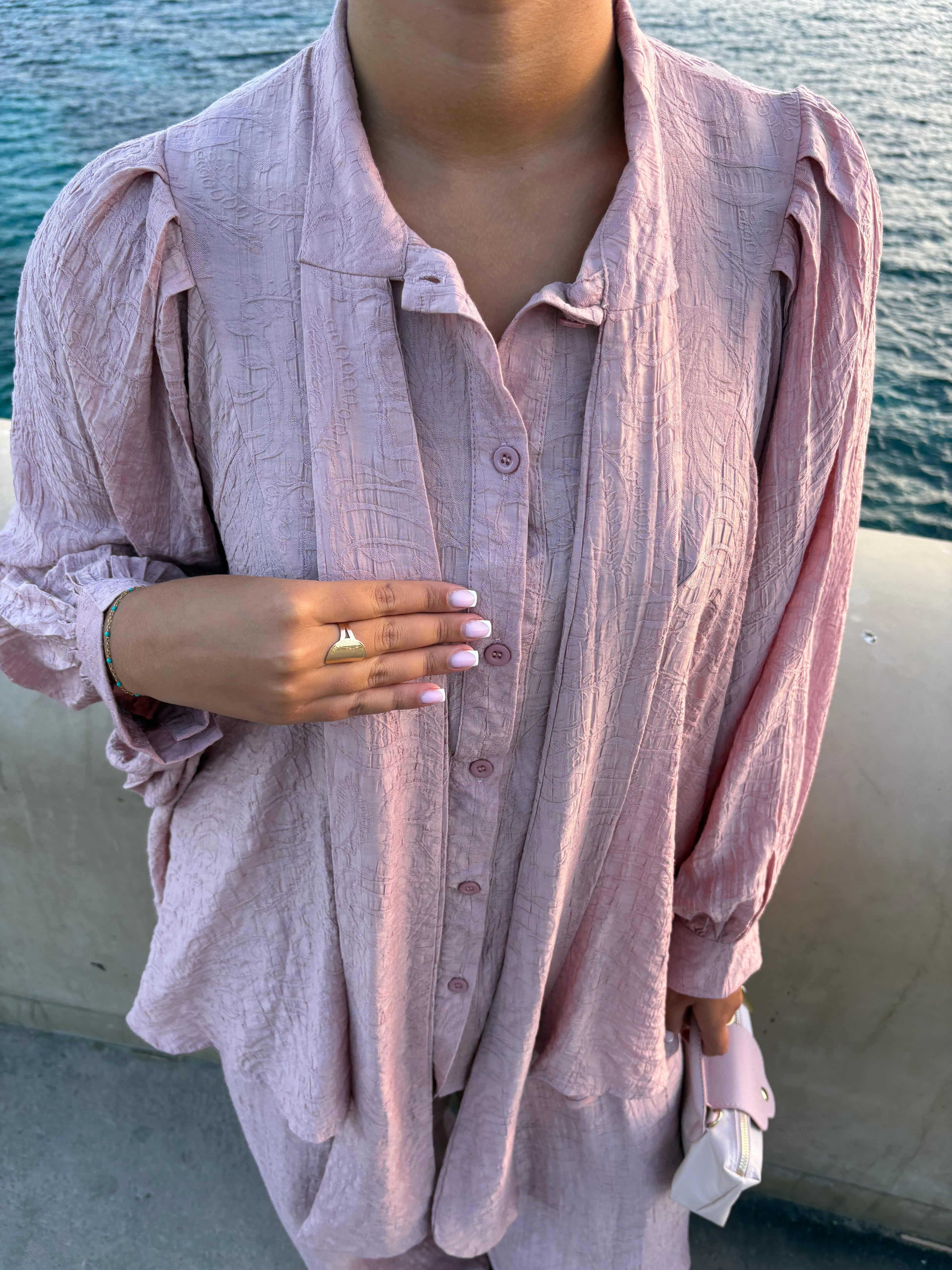 Ensemble Yasmine Rose poudré