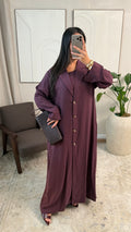 Robe chemise Alya Prune