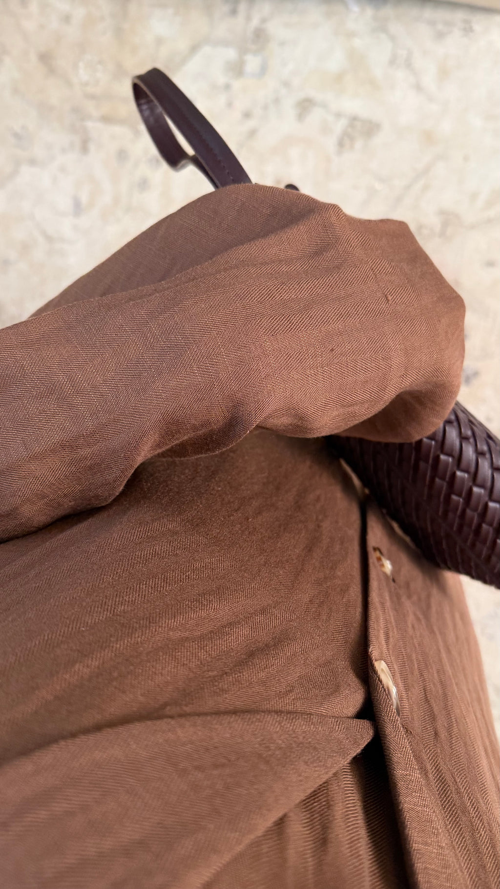 Robe chemise Alya Chocolat