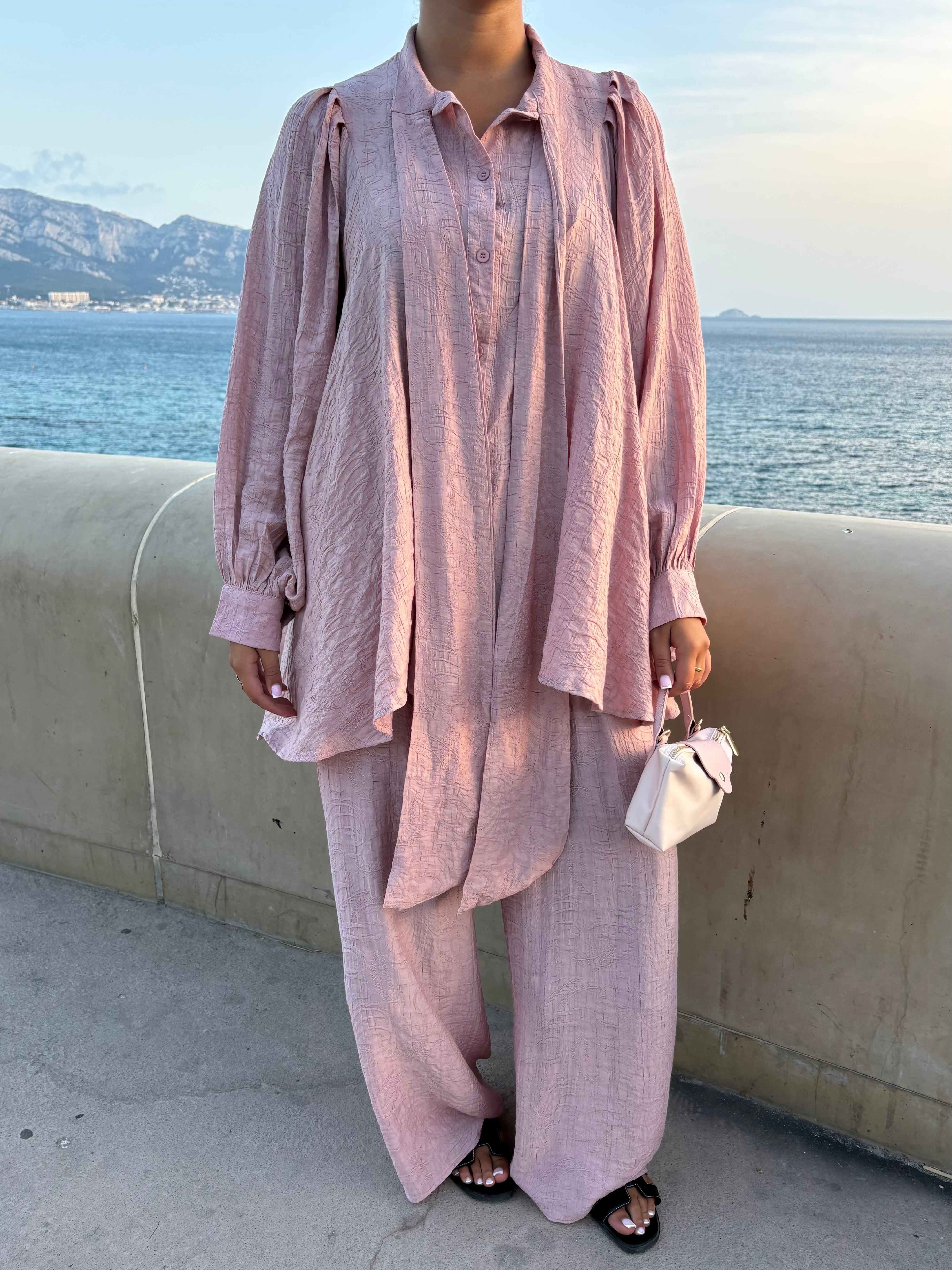 Ensemble Yasmine Rose poudré