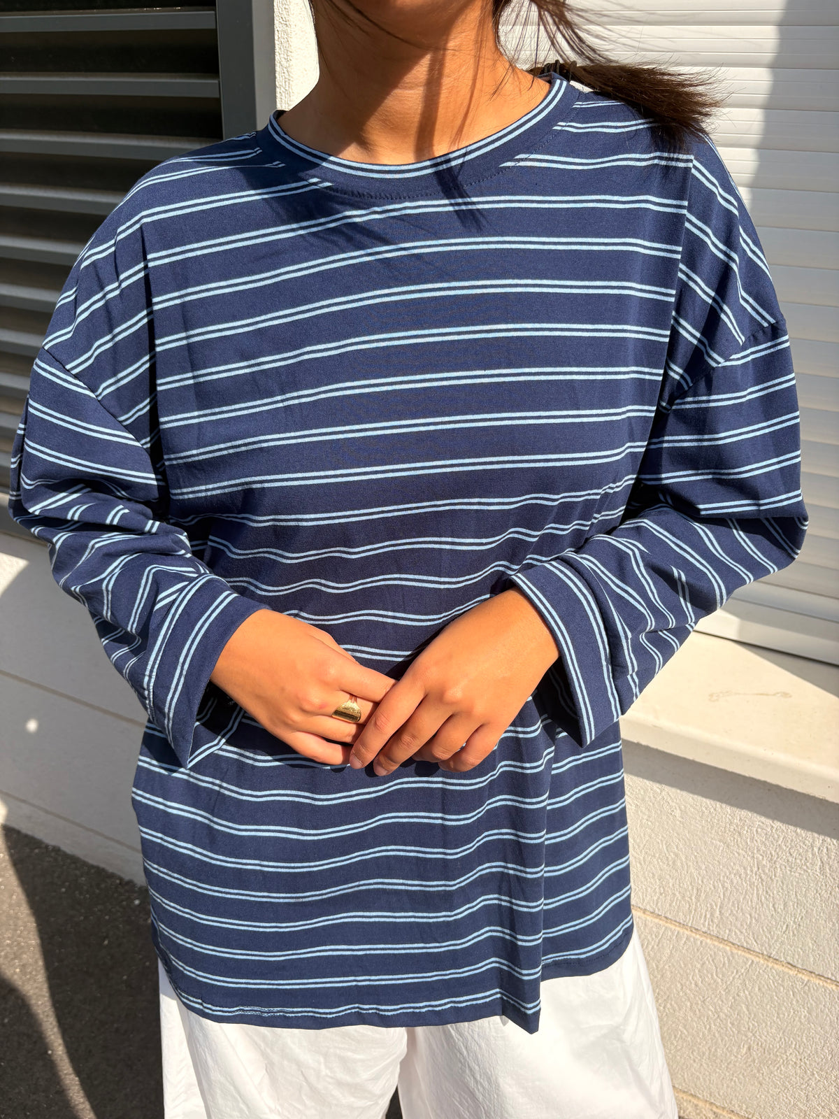 Marinière coton Maya bleu