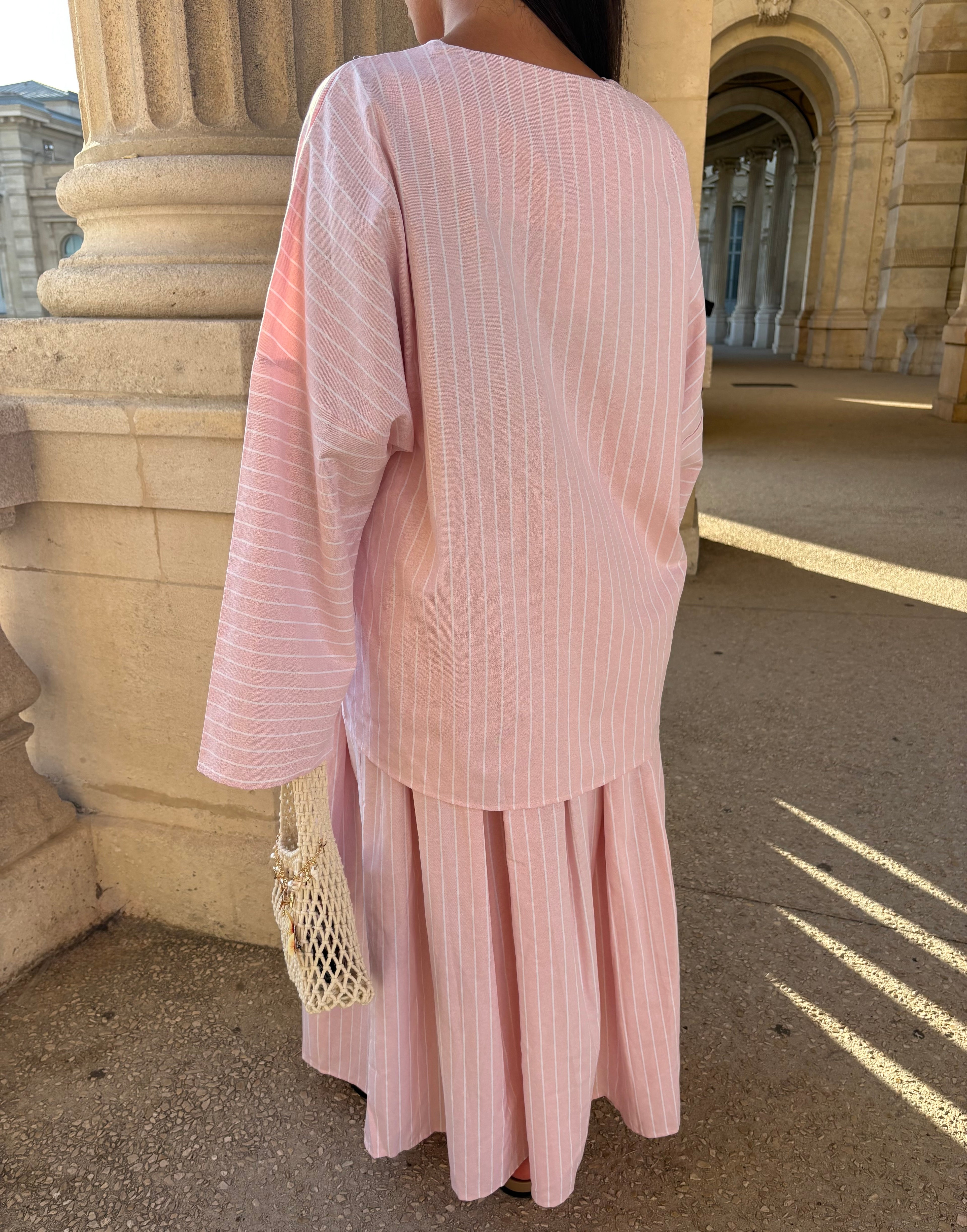 Ensemble Yara Rose poudré