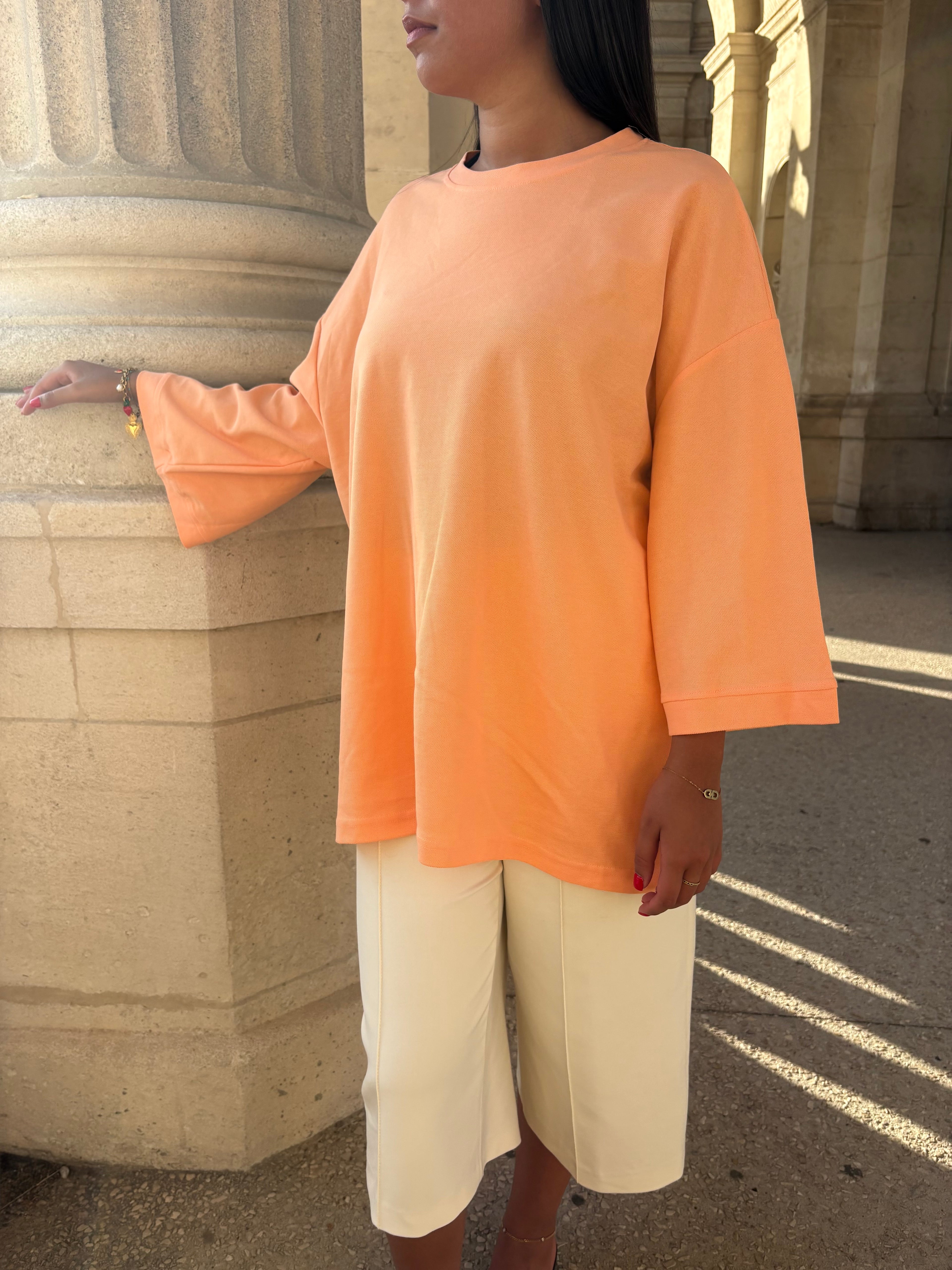 Top transbronzant Lina Corail