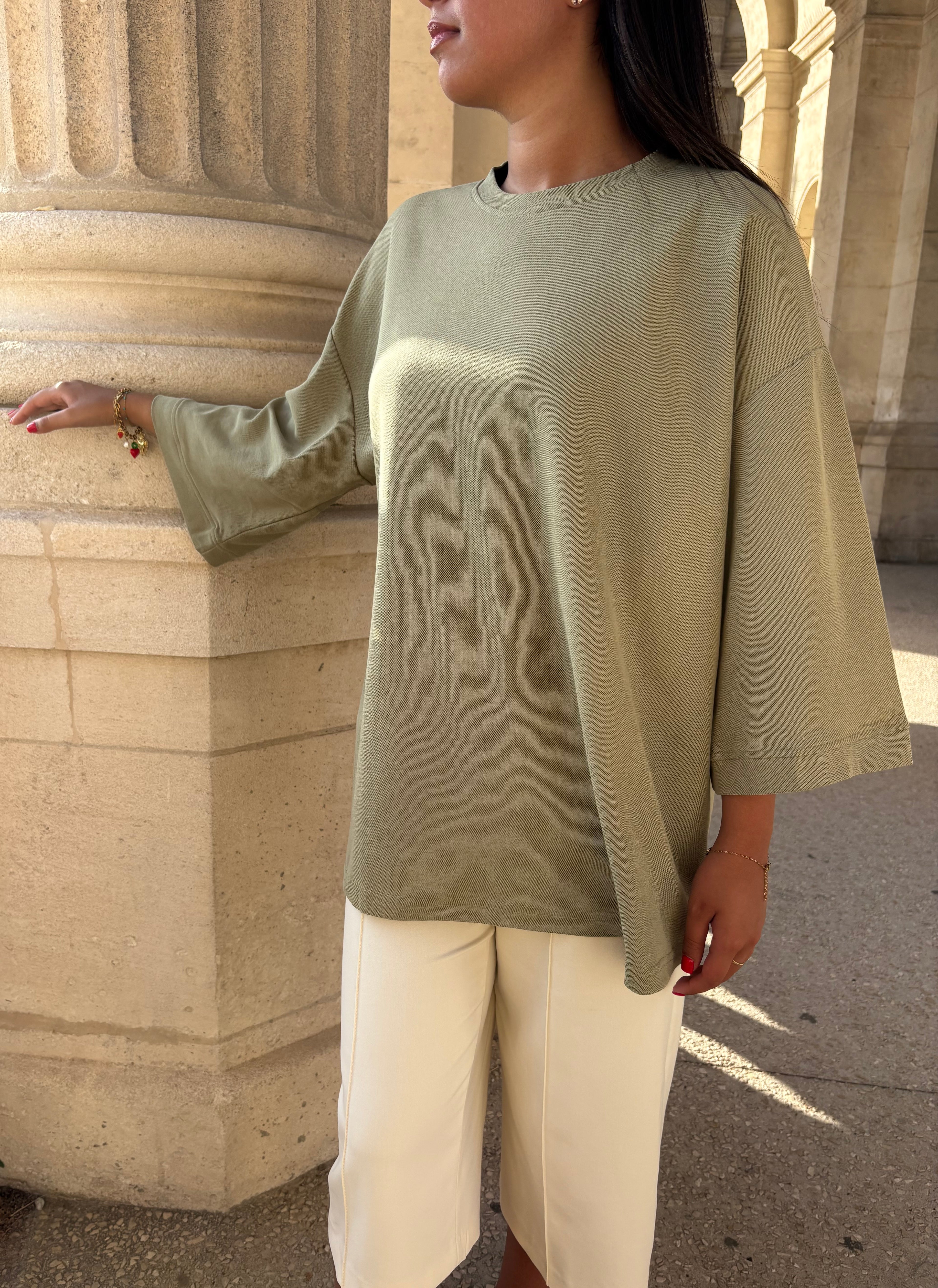 Top transbronzant Lina Olive