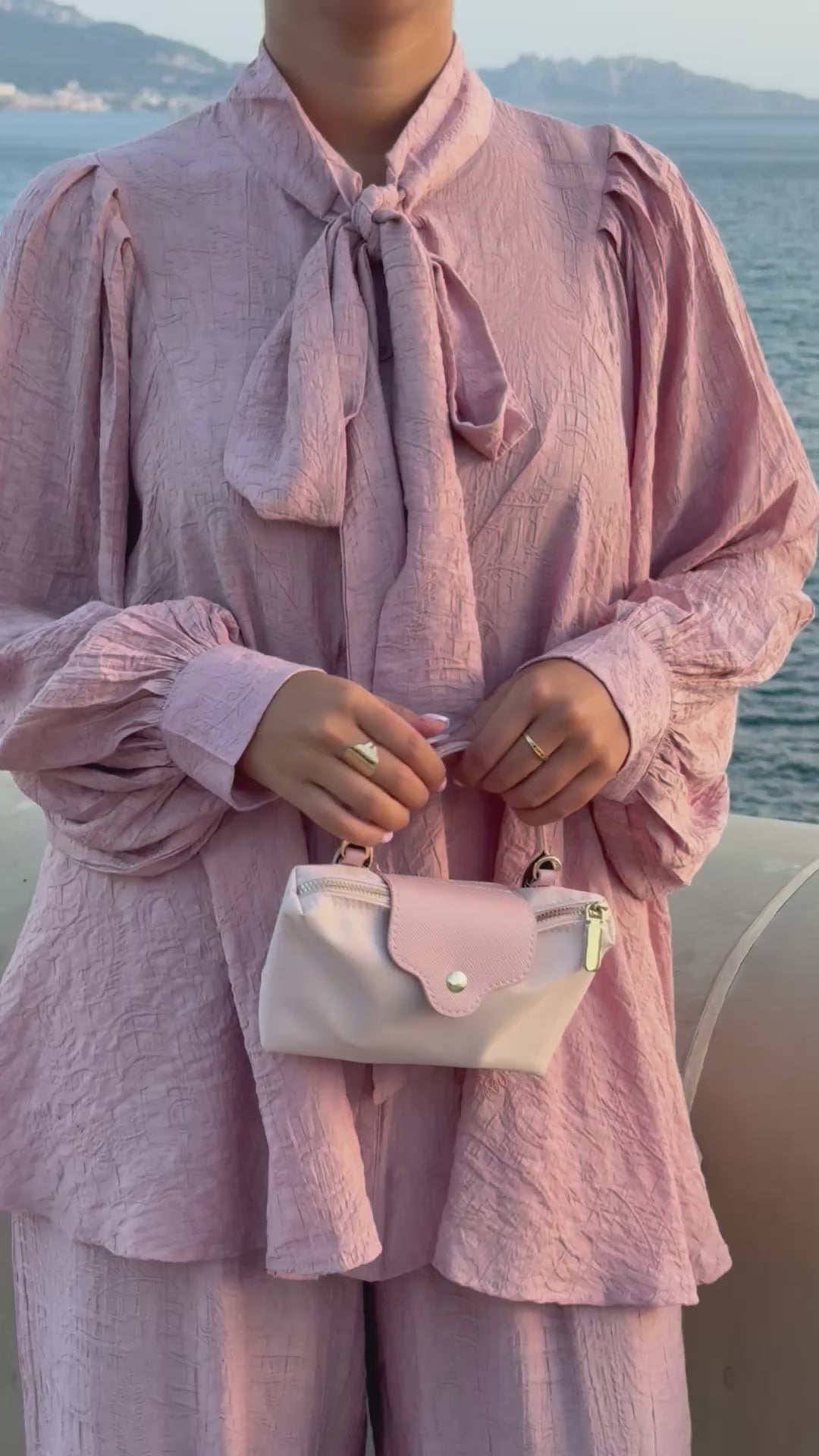 Ensemble Yasmine Rose poudré