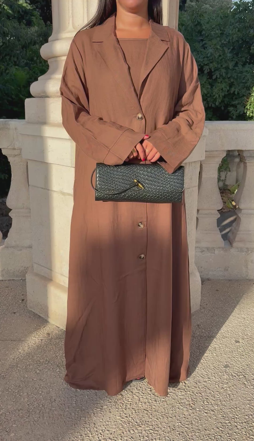 Robe chemise Alya Chocolat